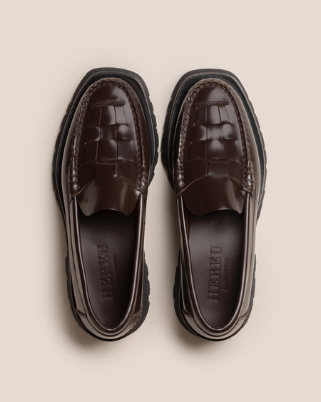 NOMBELA SPORT - Tread Sole Interwoven Detail Slip-on Loafer