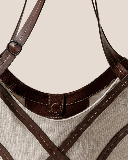 ALGAIDA - Belt-strap Detail Tote Bag