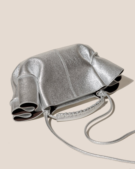 ARTA MINI METALLIC - Pleated Crossbody Bag