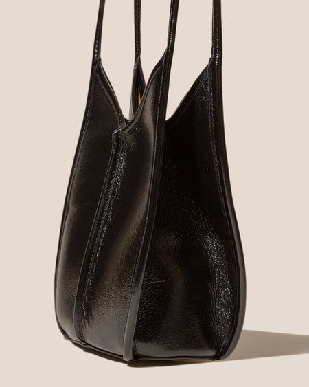 CALELLA BUCKET LEATHER - Leather-trimmed Shoulder Bag