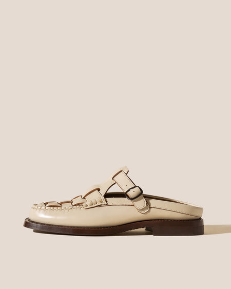 BONELL - Woven T-bar Mule Loafer
