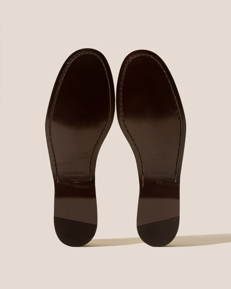 SASTRE SUPPLE SHINY - Braided Seam Slip-on Loafer
