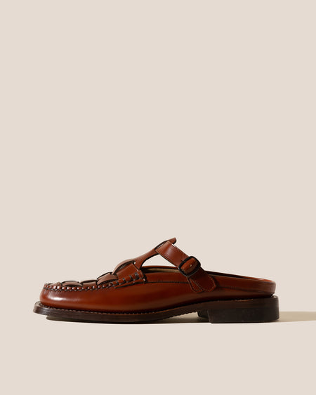 BONELL - Woven T-bar Mule Loafer