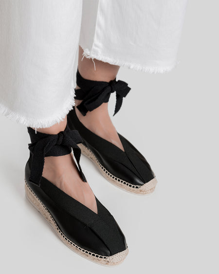 HORTA - Elasticated Espadrille Wedge