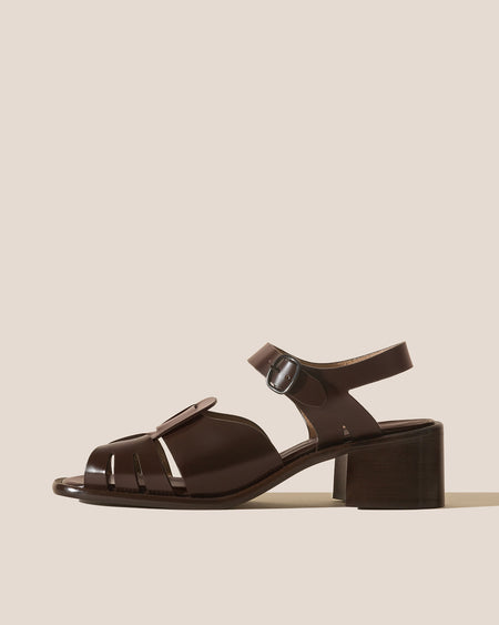 ANCORA SQUARED HEELED - Open-Toe Fisherman Sandal