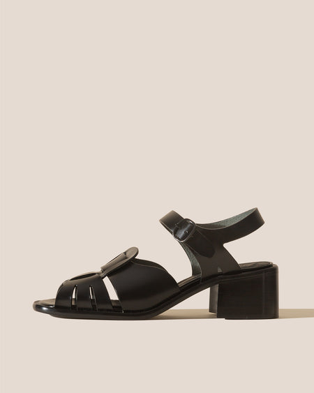 ANCORA SQUARED HEELED - Open-Toe Fisherman Sandal