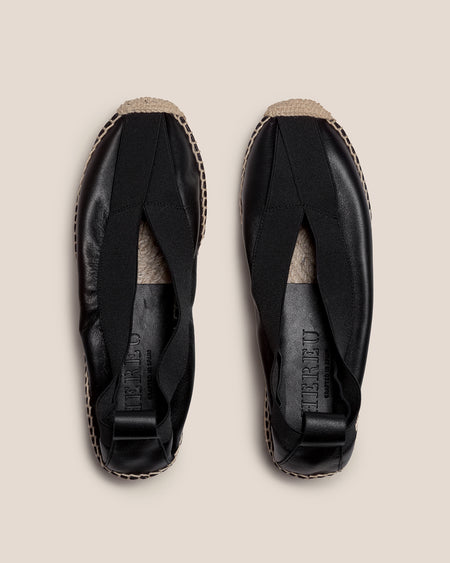 HORTA - Elasticated Espadrille Wedge