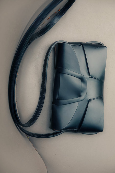 MABRA MINI - Woven Detail Crossbody Bag