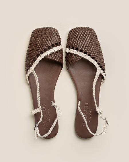 RONDAIA - Woven Asymmetrical Sandal