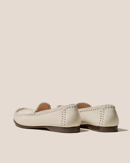 SASTRE SUPPLE SHINY - Braided Seam Slip-on Loafer
