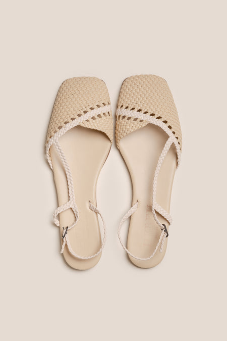 RONDAIA - Woven Asymmetrical Sandal