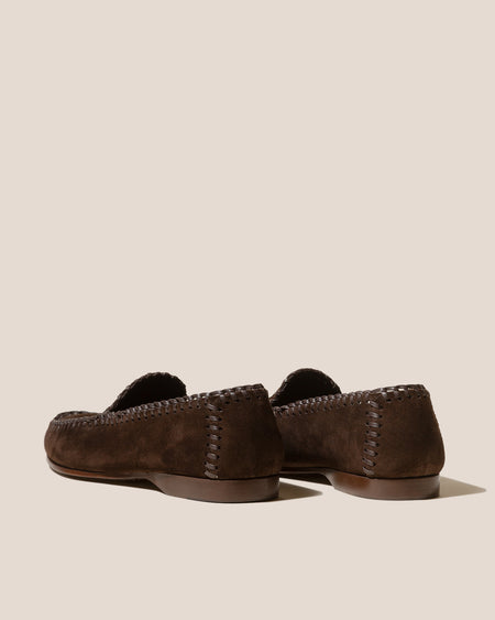 SASTRE SUEDE - Men's Braided Seams Slip-on Loafer