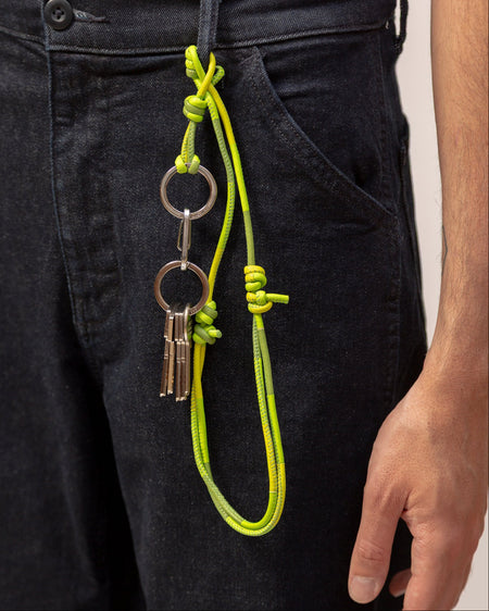 TARONGER KEYCHAIN - Hand-Knotted Patchwork Keychain