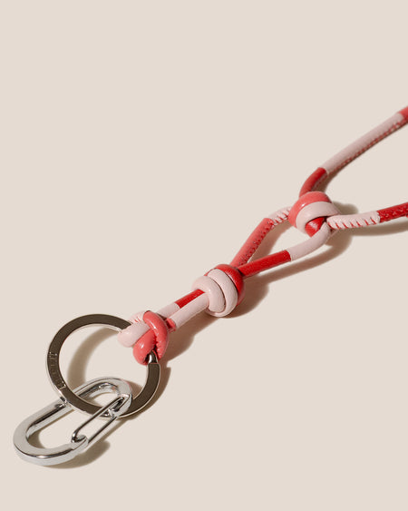 GERANI KEYCHAIN - Hand-Knotted Patchwork Keychain