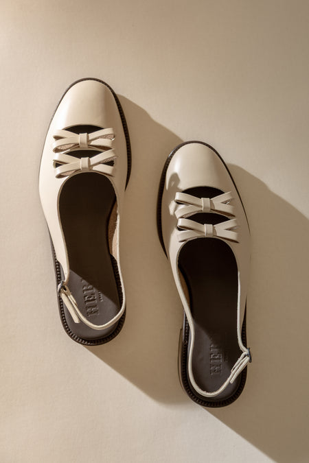 FEMENIA - Slingback Bow-detail Sandal