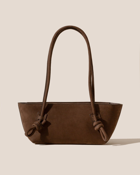 FLECA NUBUCK - Knotted-handle Shoulder Bag