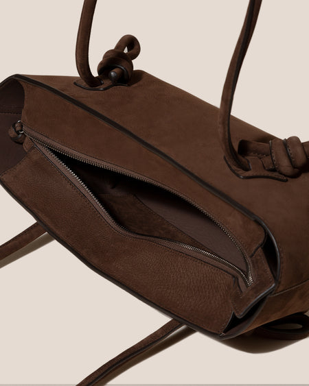 FLECA NUBUCK - Knotted-handle Shoulder Bag