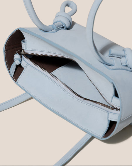 FLECA MINI SHOULDER NUBUCK - Knotted-handle Shoulder Bag