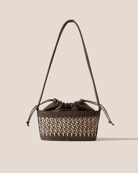 GAIA - Woven Bucket Crossbody Bag