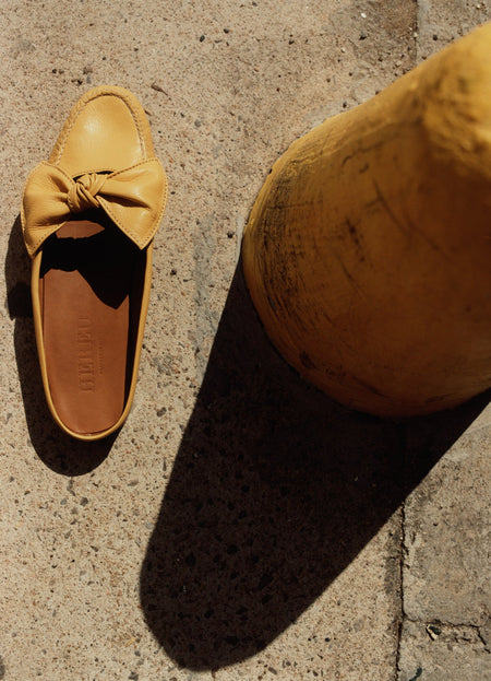 CORBATI MULE - Slip-on Mule With Bow Detail