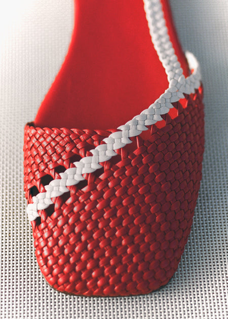 RONDAIA - Woven Asymmetrical Sandal