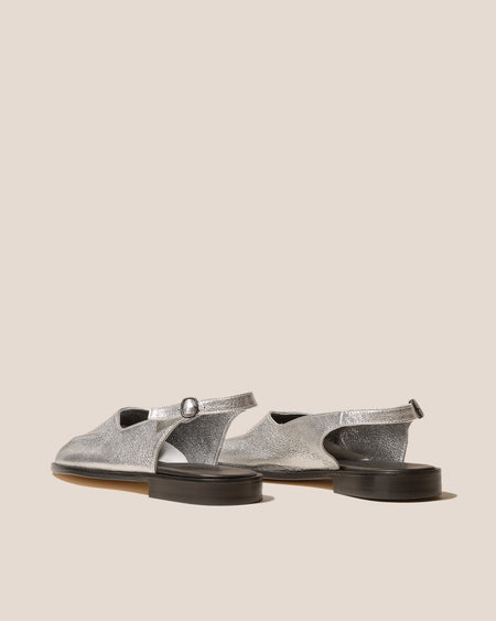 JULIOL SLINGBACK METALLIC - High-Cut Deconstructed Slingback Loafer