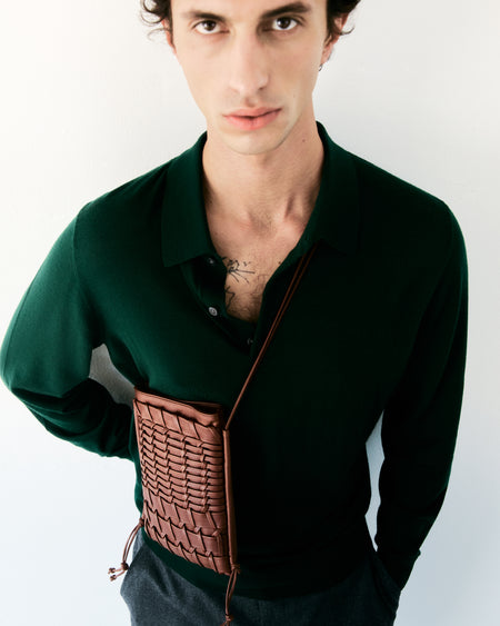 TRENA - Flat Square Crossbody Bag