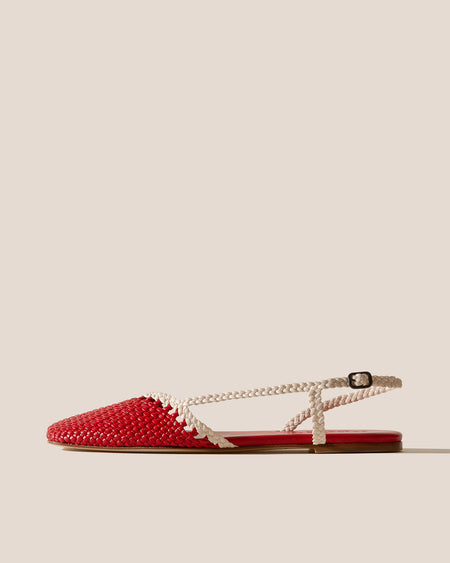 RONDAIA - Woven Asymmetrical Sandal