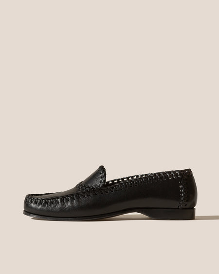 SASTRE SUPPLE SHINY - Braided Seam Slip-on Loafer