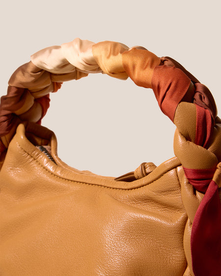 ESPIGA MINI FOULARD - Braided Detail Crossbody Bag