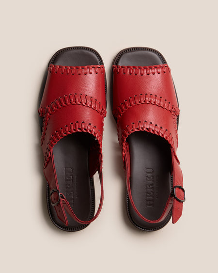 SASTRE SANDAL - Braided Seam Sandal