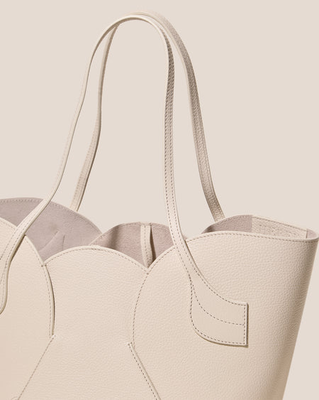 SEPAL S GRAINY - Tulip Shape Zipped Tote Bag