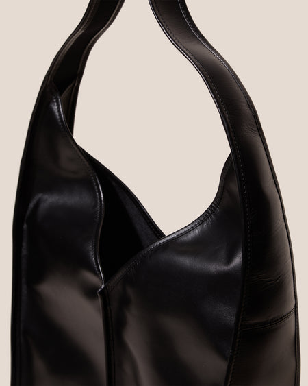 CALELLA CROSSBODY - Leather-trimmed Crossbody Sac