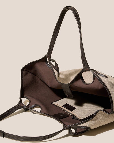 ESCALA LINEN - Cut-Out Tote Bag