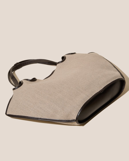 ESCALA LINEN - Cut-Out Tote Bag
