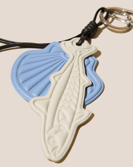 LAMAR KAYCHAIN - Embossed Leather Keychain