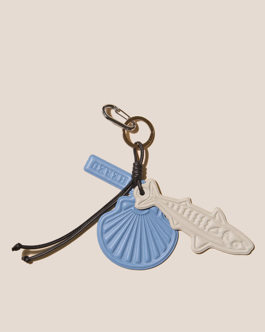 LAMAR KAYCHAIN - Embossed Leather Keychain
