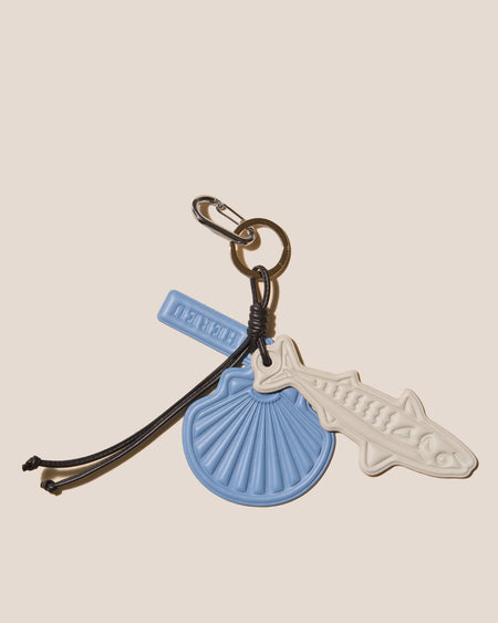 LAMAR KAYCHAIN - Embossed Leather Keychain
